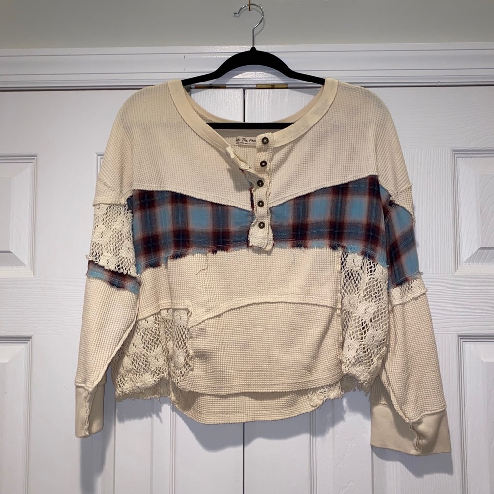 FREE PEOPLE long sleeve top